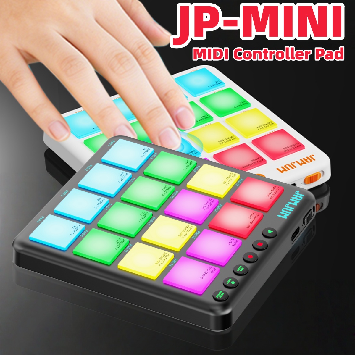 Midi Controller Pad - Contrôleur MIDI sans fil JAMJUM JP-MINI
