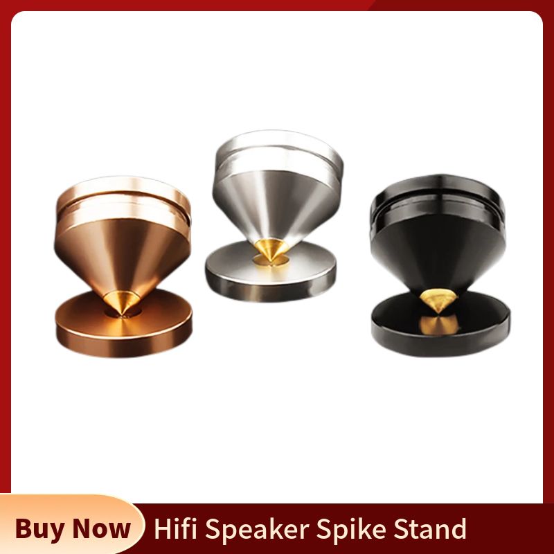 Speaker Stand Tripod - Support de haut-parleur Hifi, coussinet de
