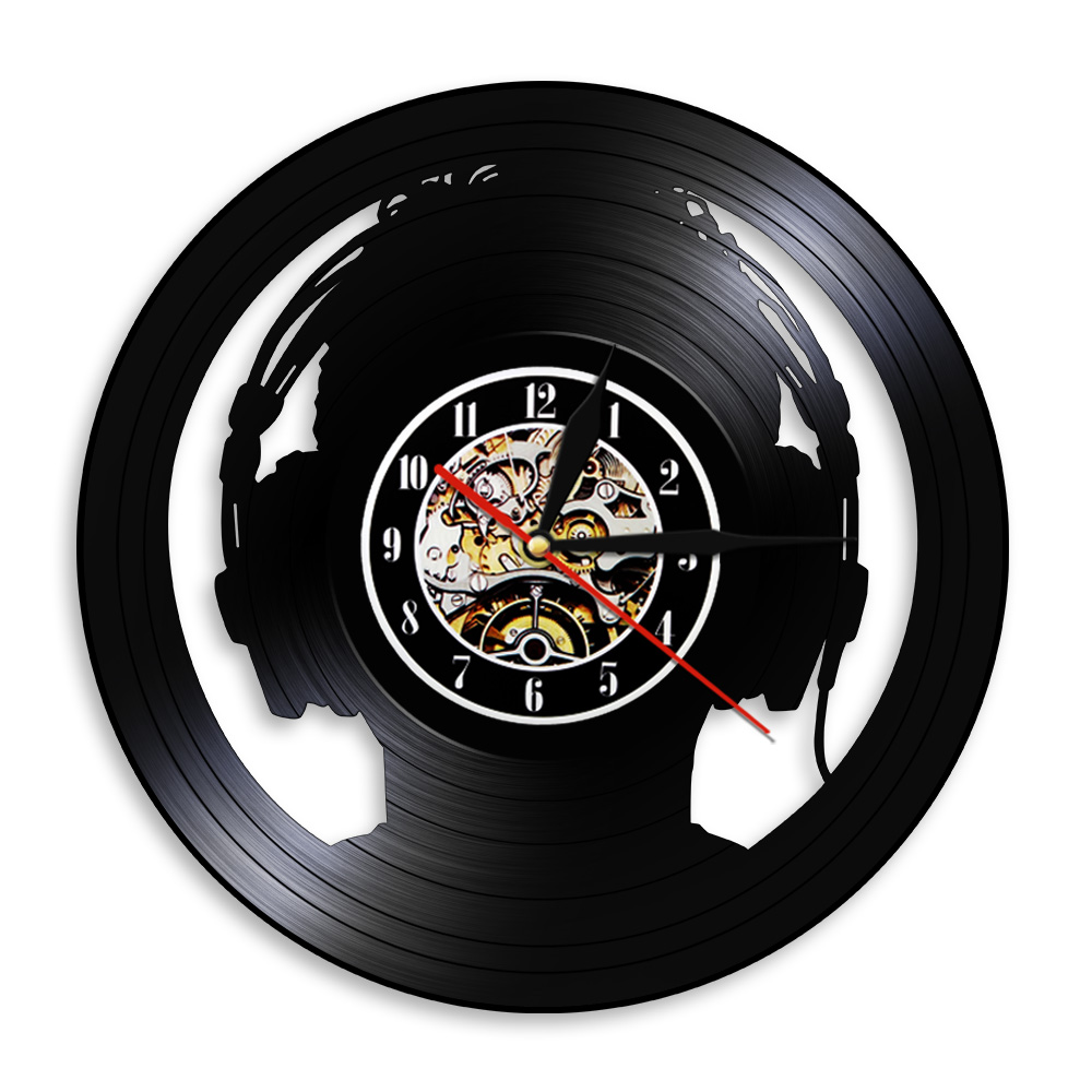 Audio Music Separate - Horloge Murale Décorative DJ Audio Slave