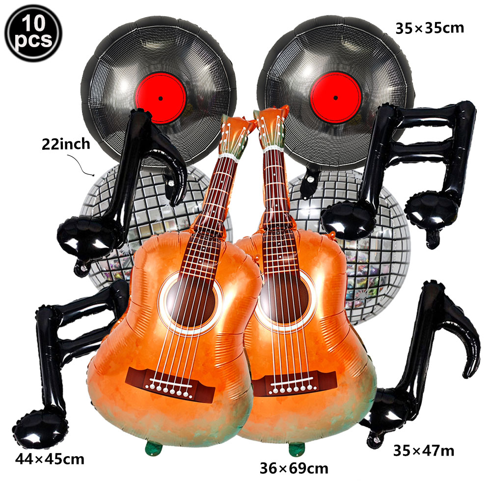 Ensemble de ballons sur le thè - Audio Music Notes avis et prix