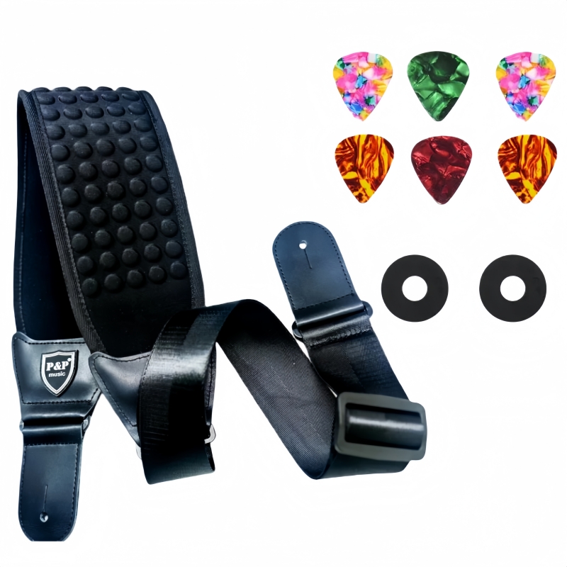 P&P Ensemble de 9 sangles de g - Guitar Strap Padded avis et prix