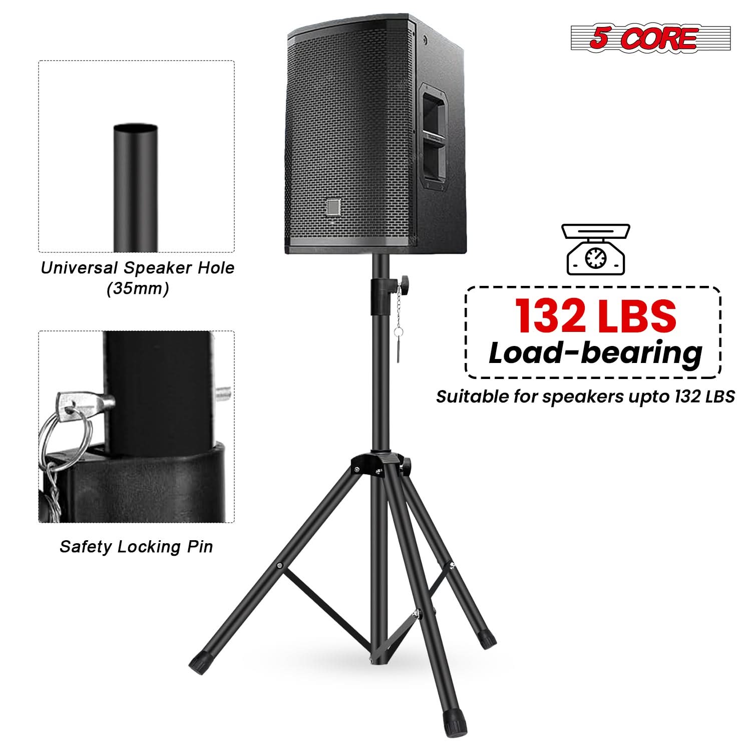 Support de haut-parleur 5 en 1 - Speaker Stand Tripod avis et prix