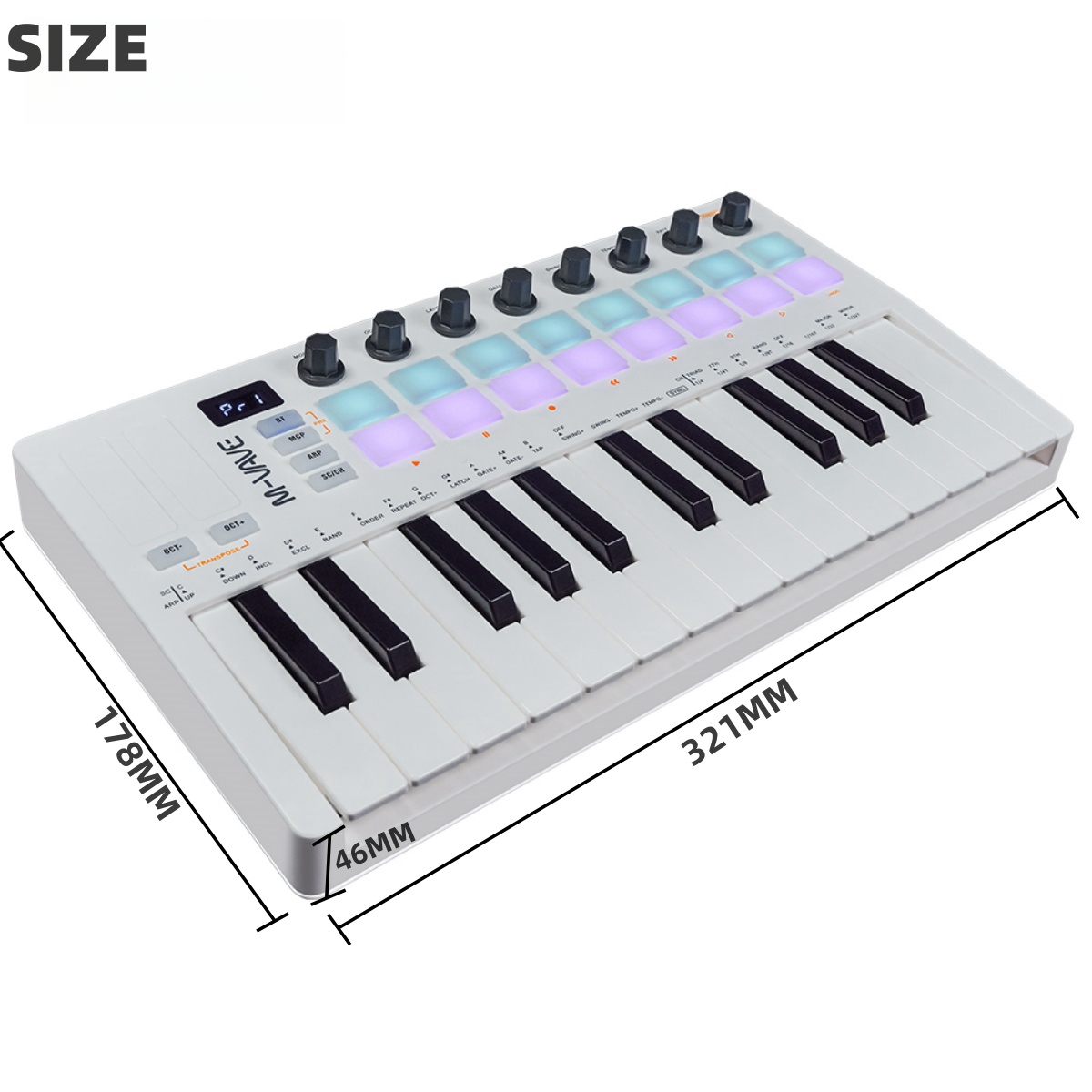 M-VAVE SMK-25 II contrôleur de - Midi Controller Pad avis et prix