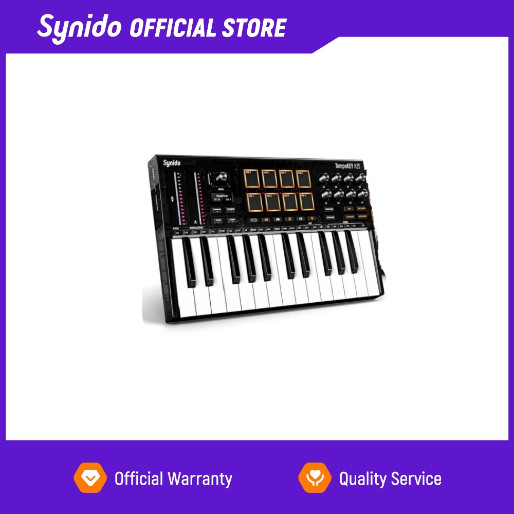 Clavier MIDI USB Synido Tempok - Midi Controller Pad avis et prix