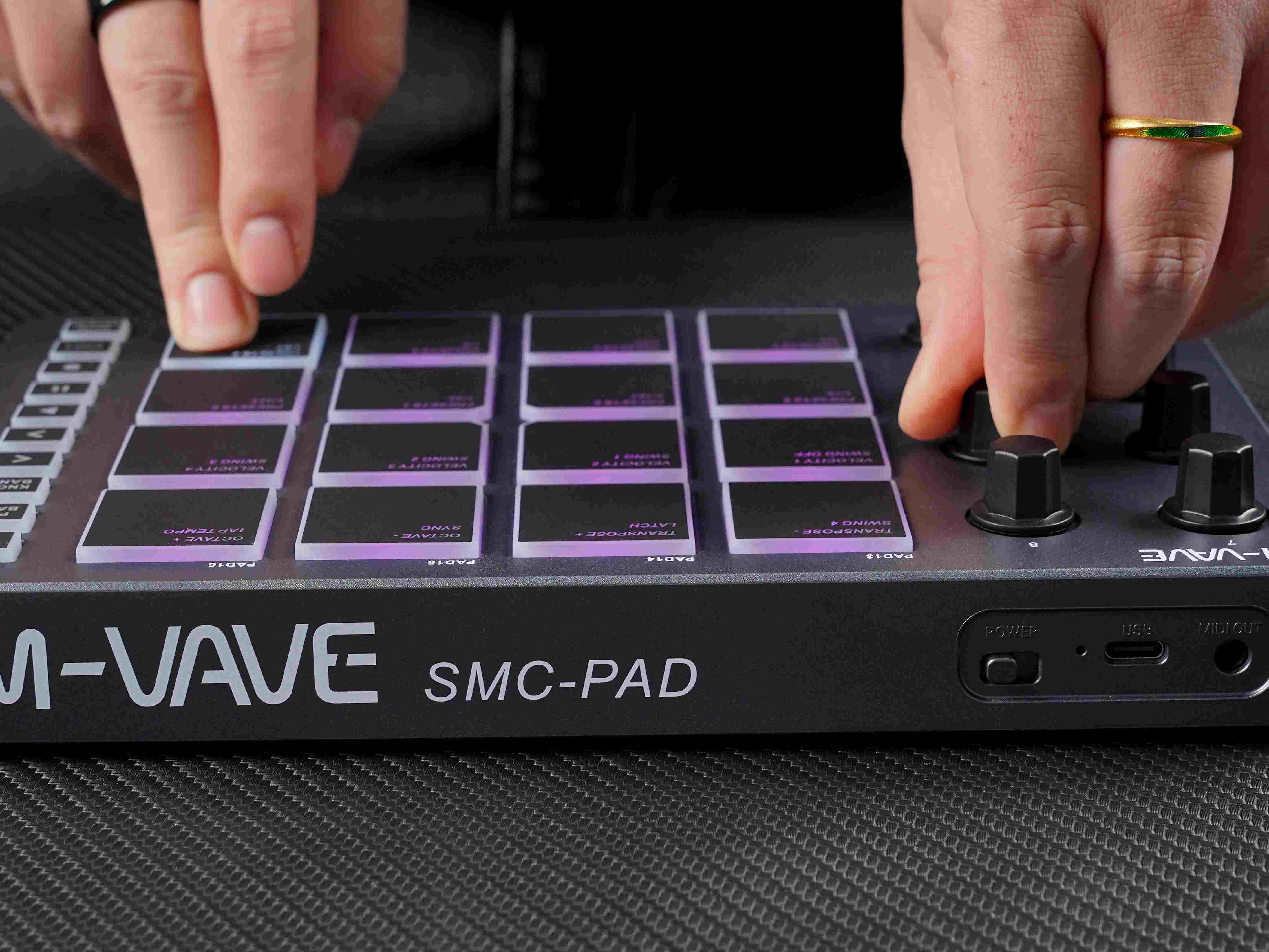 Contrôleur MIDI M-VAVE SMC-PAD - Midi Controller Pad avis et prix