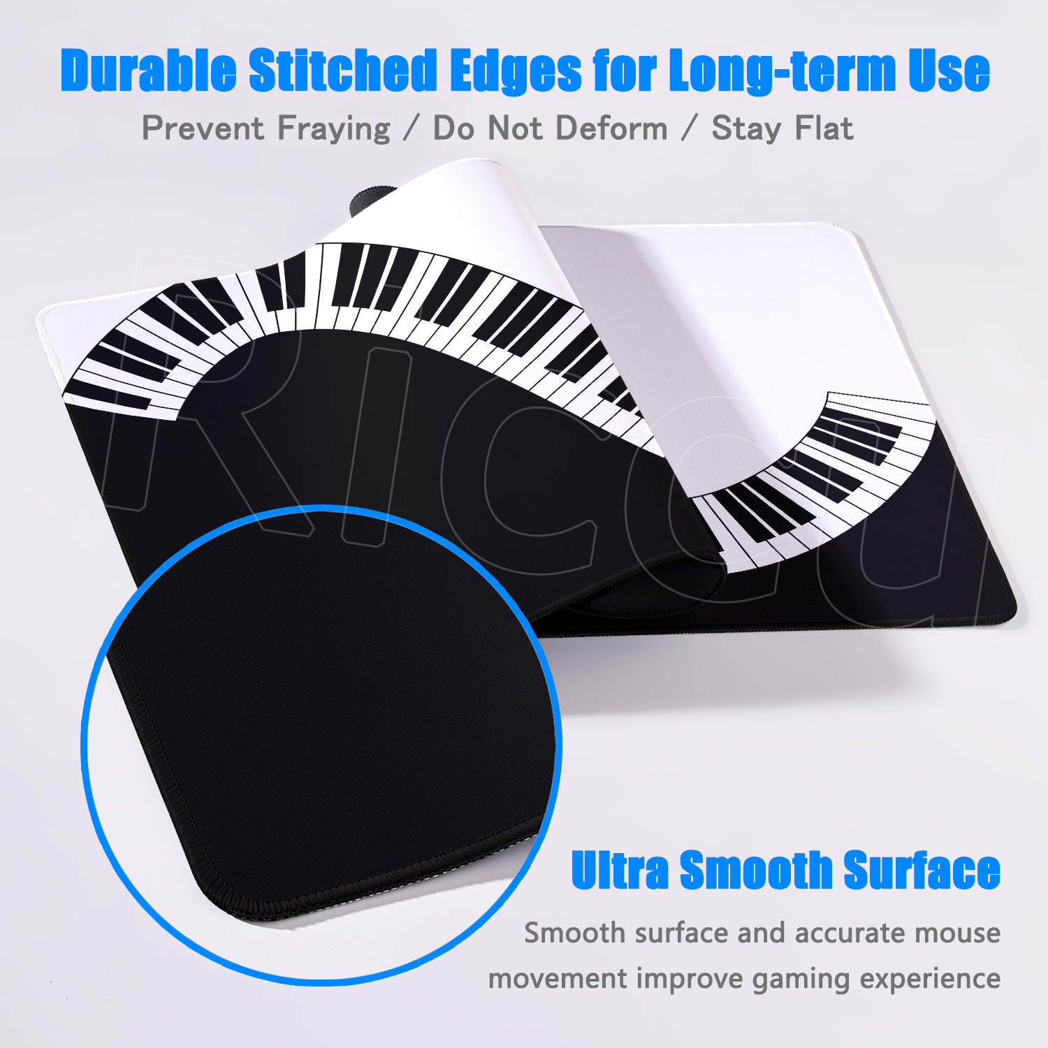 Tapis de bureau en caoutchouc  - Audio Music Notes avis et prix