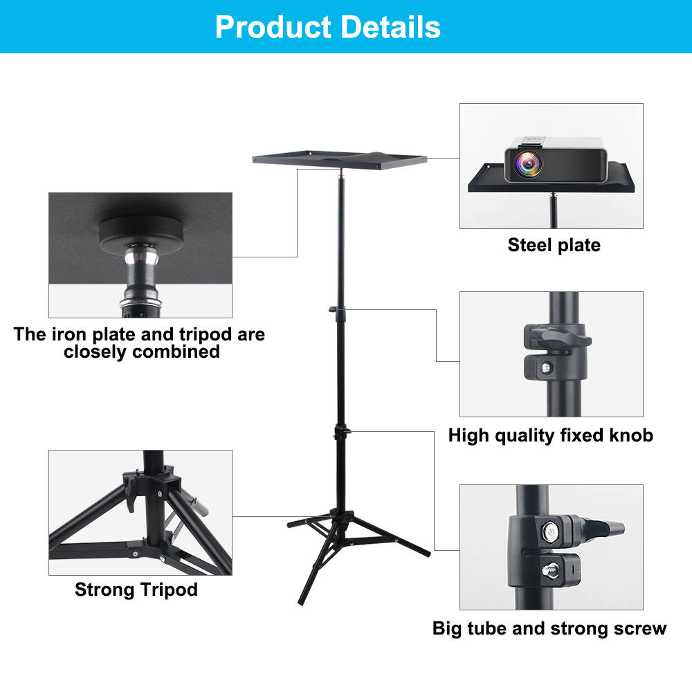 Trépied de projecteur Portable - Speaker Stand Tripod avis et prix