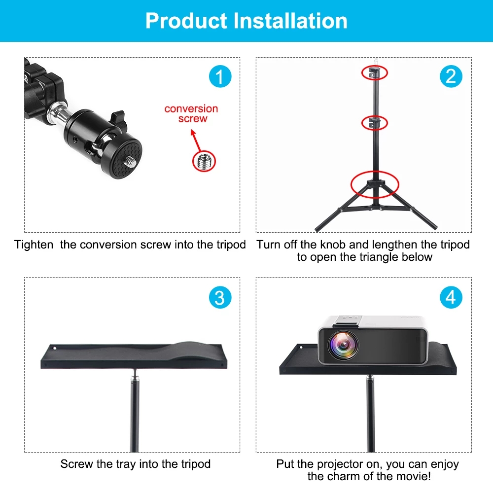 Trépied de projecteur Portable - Speaker Stand Tripod avis et prix