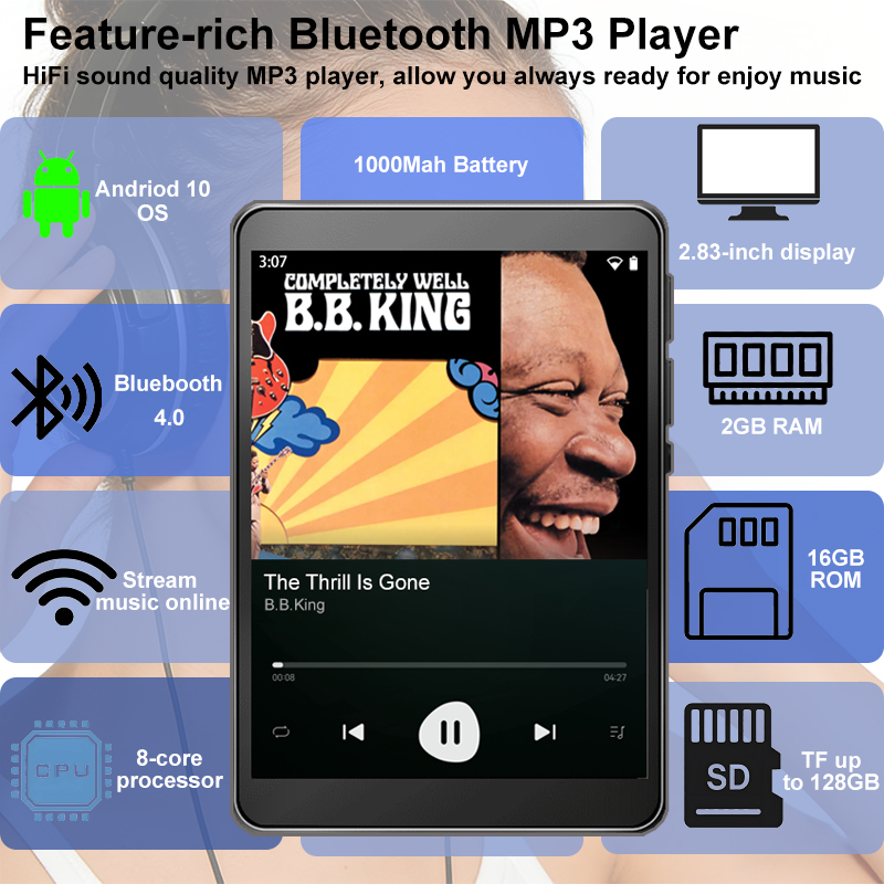Lecteur MP3 WiFi Android 10, S - Audio Music Store avis et prix